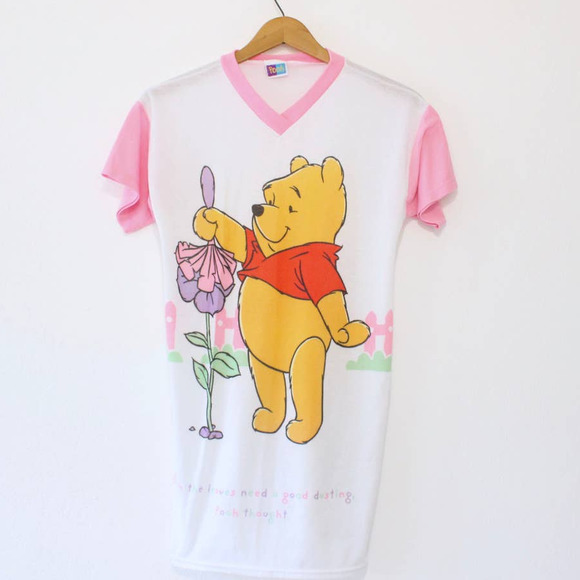 Vintage Other - Vintage Kids Disney Winnie the Pooh Night T Shirt Medium